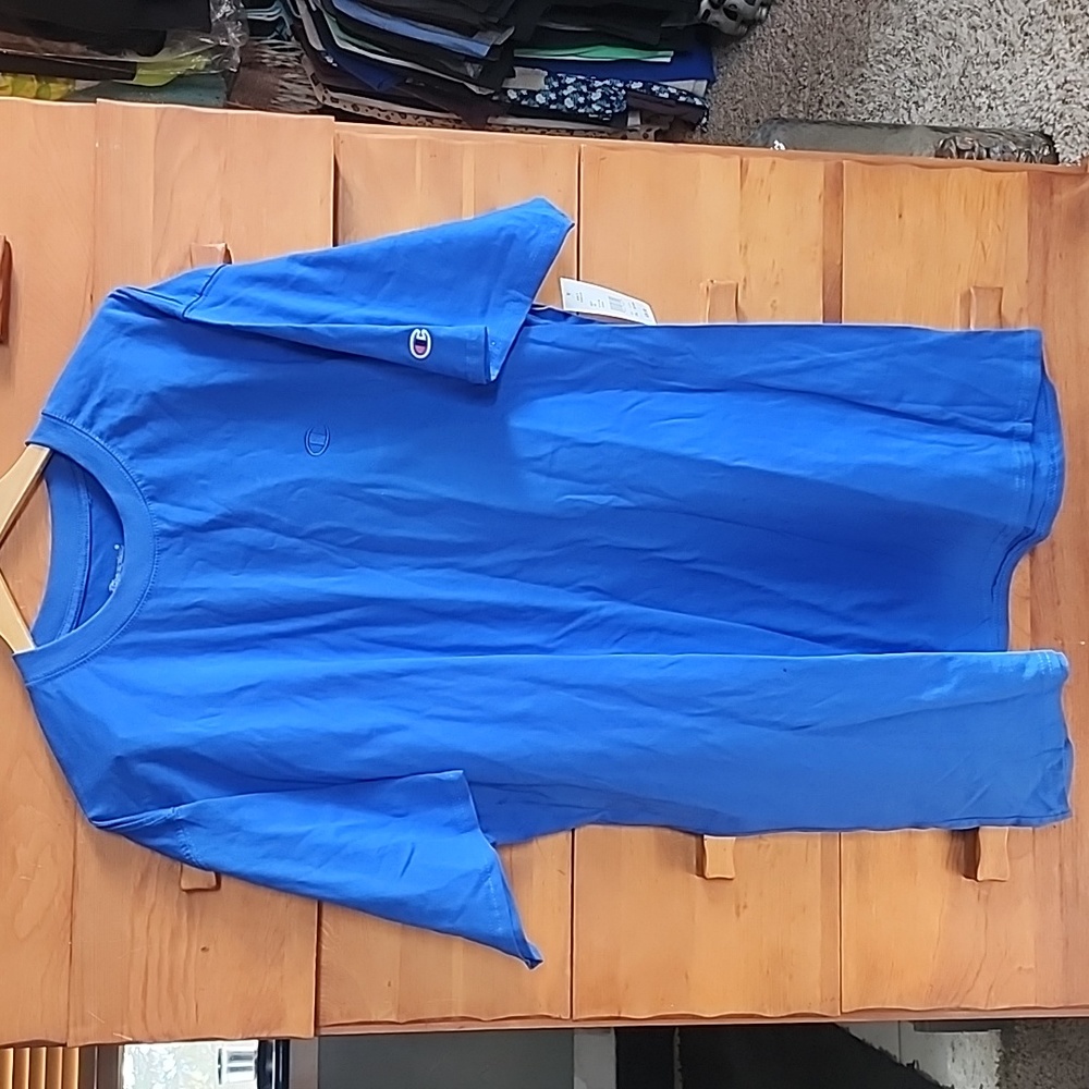 Champion: Heritage Short-Sleeve T-Shirt w/ C Logo, Royal Blue, Men's 2XL